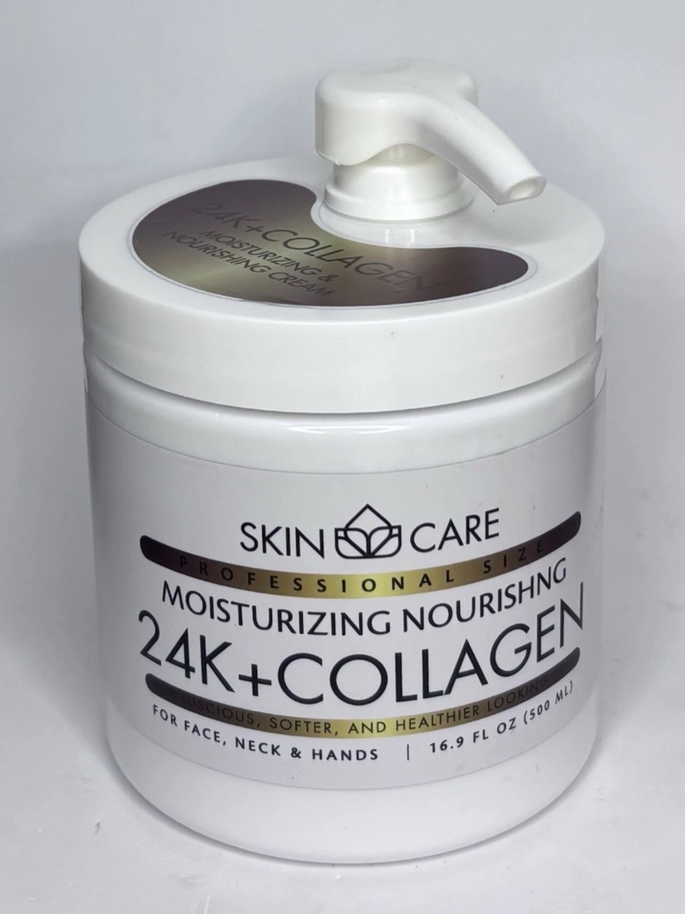 Skin Care Professional Size 24K Gold & Collagen Moisturizing Nourishing 16.9 oz